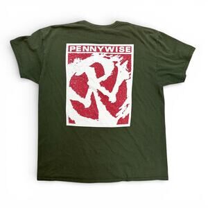 Green Pennywise Band T-shirt Size XL Gildan